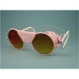 Jones Round Pink Sunglasses / Ski & Expedition Goggles with Case. Model: WAW-PK