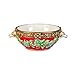 Fitz and Floyd Yuletide Holiday Serving Bowl, Large, Multicolored