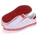 ADIDAS Stan adventurer VULC SLI Slip On Mens Shoes White/Red/Yellow