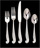 Ginkgo 079914-44015-8 LaMer 20 Piece Set - 18/10 Stainless Steel - All Bright Finish