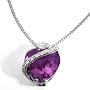goldmaid, Collier Silber 925 amethystfarbender Zirkonia, Fa C836S