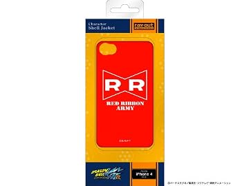 レイアウト iPhone4シリーズ用ドラゴンボール改キャラクターシェルジャケット レッドリボン軍 RT-DBP3A/RR