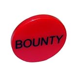 Bounty Button - Ceramic Poker Chip Dealer Button for Poker Tournaments