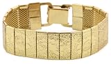 1928 Jewelry South Western Gold-Tone Engraved Link Bracelet