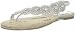 Naughty Monkey Women's Diverse Thong Sandal,Natural,7 M US