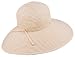 Ladies Solid Ribbon Hat