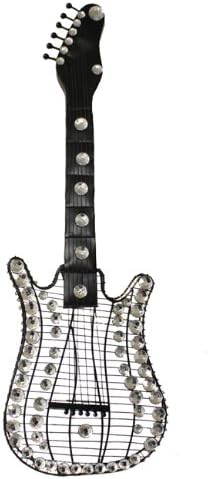EcWorld Enterprises 7711035 Rock Forever 35 In. Stratocaster Electric Guitar Hanging Metal Wall Art