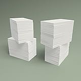 Debra Dale Designs - Blank Flash Cards - 3.5 x 2 Inches - White - Flash Card Box of 1,100 - Standard 110# Index Card Stock - 199 GSM - .009 Thick (Unpunched)