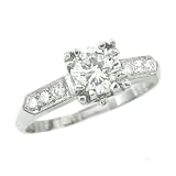 Antique Platinum Diamond Engagement Ring