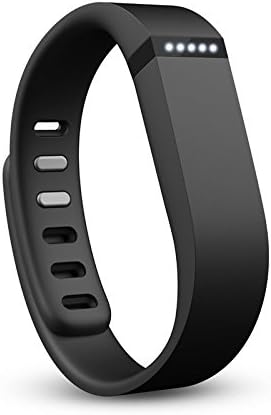 QDI Replacement Wristband with Metal Clasp for Fitbit Flex Activity & Sleep Tracker (No Tracker) (Black, Small)
