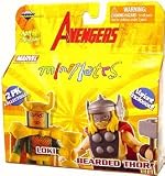 41hHDN6QZgL. SL160  Marvel Minimates Action Figure 2 Pack with Variant Bearded Thor and Loki