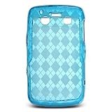 Premium Blue Transparent Hard Plastic Skin for the Blackberry Bold 2 Onyx 9700