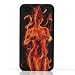 ����8����iPhone 4 / 4S���ѥϡ��ɥ����� ��� ��꡼�ա��⤭Ħ�� ���������ʽ� �����ե���4 / 4S�б����������С� Hard Luminous Relief iPhone Case �վ��ݸ�ե����+USB���ť����֥���(7274-8)