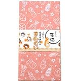 ハローキティbr天ぷら子猫キティbrてぬぐい　ちらし（サーモンピンク）