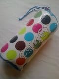 Comfi microbead squishy tube roll travel cushion (Multi Spotty) Personal travel pillow