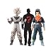 Search : Dragon Ball Z Ultimate Figure Series 6 : Figure #4 - 2" Black and White Super Saiyan Goku / Android 17 and Mystery Figure