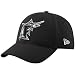 New Era Florida Marlins Pinch Hitter Wool Replica Adjustable Cap (Black)