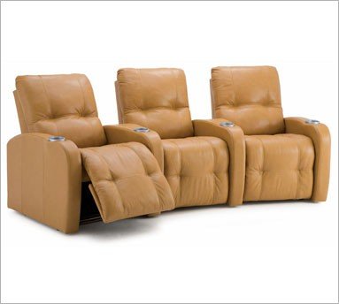 Palliser 41940 Antica Row of 3 Theater Seats