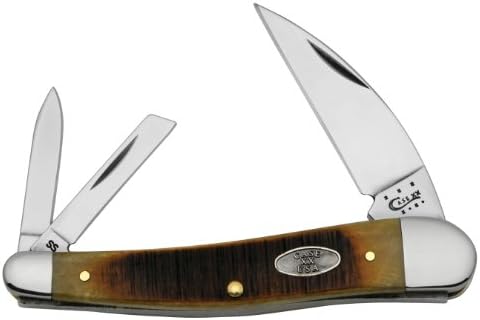 Case Cutlery 11399 XX Vault Seahorse Whittler Saw cut Jigged Antique Bone Handle
