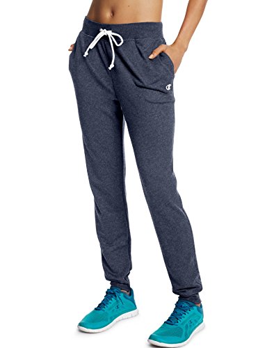 Champion Womens French Terry Jogger Pants M0944, M, Navy Heather
