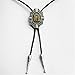 Scheppend Classical Gold Plated Capital Letters Western Cowboy Bolo Tie, Letter M