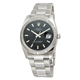 Rolex Oyster Perpetual Date Mens Watch 115210-BKSO