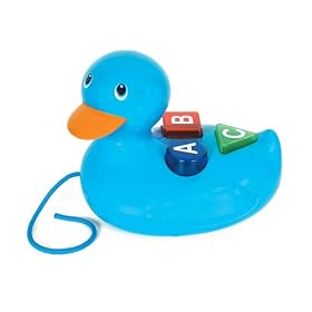 Pull Along Play Eco Duck - Blue