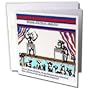 Londons Times Funny Cow Cartoons - And You re No Bessie Holstein Bovine Debates - Greeting Cards-12 Greeting Cards with envelopes