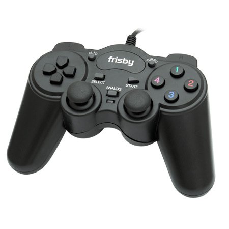 Frisby PC Computer Laptop USB 2.0 Game Controller Pad Dual- Shock