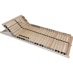 PRO 7-Zonen Lattenrost Kopfteil verstellbar, Mittelgurt, 28-Leisten 90x200cm FB180 (bis 180kg)