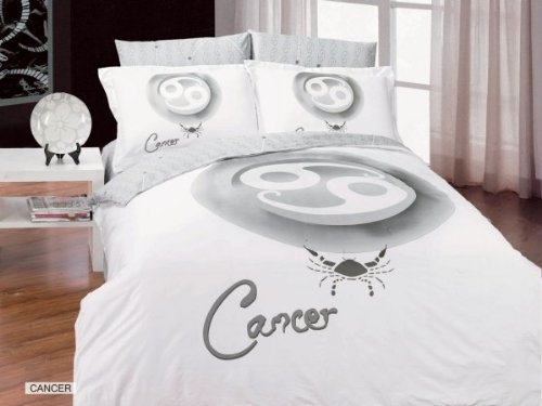 AR264Q Arya Full-Queen- 6 Pieces Duvet Cover Bedding Set- Cancer Zodiac