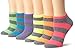 K. Bell Women's Rugby Stripe Socks (Pack of Six Pairs)