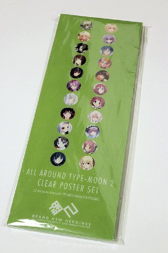 ALL AROUND TYPE-MOON2 AATM2クリアポスター22枚セット|武内崇 TYPE-MOON Fate 魔法使いの夜 空の境界 月姫 MELTY BLOOD