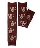 Huggalugs Organic Legwarmers (Monkey Face)