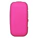 Eagle Cell Snap-On Rubberized Hard Protector Case Cover for LG 450 Flip Phone - Retail Packaging - Hot Pink