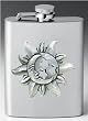 University of New Mexico Lobos 8 oz Stainless Steel Flask - NCAA College Athletics