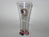 FLORIDA STATE SEMINOLES 12 oz. Flared Logo Bottoms Up PILSNER BEER GLASS
