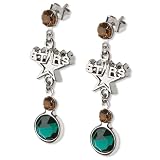 NHL Dallas Stars Crystal Logo Earrings