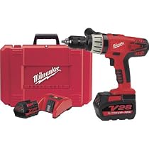 Factory-Reconditioned Milwaukee 0724-84 28-Volt 1/2-Inch Lithium Ion Hammer Drill/Driver Kit