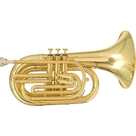 Blessing BM-300 Series Marching Bb Baritone, Lacquer by 