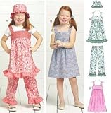 Kwik Sew Girls' Sugar & Spice Dresses Pants & Hat Pattern By The Each