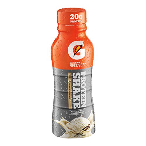 GATORADE Protein Recover Shake, Vanilla, 11.16 Ounce (Pack of 4) Food
