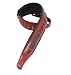 Levy's Leathers 2 1/2 Leather Strap with Foam Pad,Cranberry