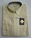 Modisches Herrenhemd --langarm-- mit Button Down Kragen von Hatico - Super Cotton hellgelb 42 / L