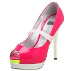 DAVIS By Ruthie Davis Women's Sushi Mary Jane Peep Toe Pump