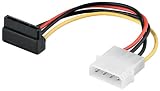 Wentronic Power-Adapter (4-polig Stecker auf S-ATA Winkelstecker) schwarz
