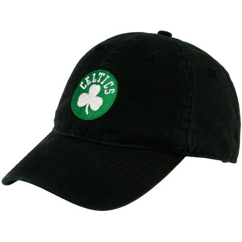 adidas Boston Celtics Black Basic Logo Slouch Hat