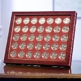 Lighthouse Louvre Coin Showcase for American Silver Eagles in capsules (20 ports)