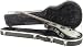 Musicians Gear Economy ABS Les Paul Style Guitar Case, Black