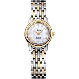 Omega Deville Prestige Steel and 18K Gold Women's Watch